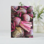 Rübeneinladung Einladung (Stehend Vorderseite)