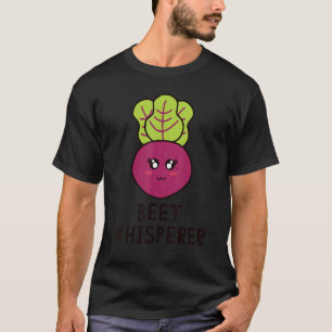Rübenflüsterer Rüben-Wortspiel Rübe Vegan T-Shirt