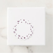 Rübenkonfetti Wasserfarbe Punkte Liebesmarken Geschenkanhänger (Beispiel)