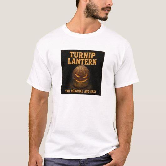 Rübenlaterne Die Originale und Beste T-Shirt (Vorderseite)