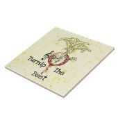 Rübenleder Keramik Fliese (Seite)