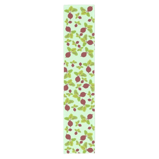 Rübenmuster Kurzer Tischläufer (Vorderseite)