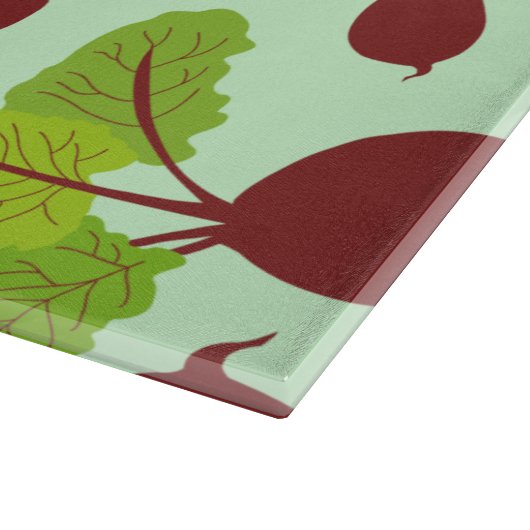 Rübenmuster Schneidebrett (Ecke)