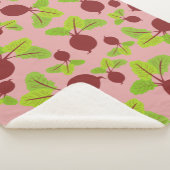 Rübenmuster Sherpadecke (3/4)