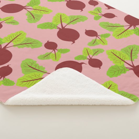 Rübenmuster Sherpadecke (3/4)