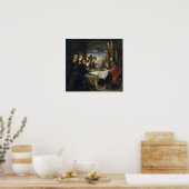 Rubens - Abendessen im Emmaus, 1638 Poster (Küche)