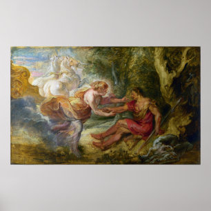Rubens - Aurora entführt Cephalus Poster