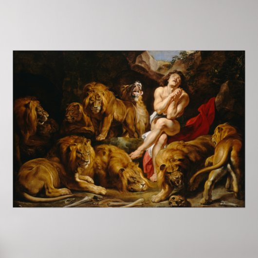 Rubens - Daniel in Lions' Den Poster (Vorne)