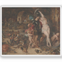 Rubens: Die Rückkehr der von der Venus entwaffnete Aufkleber