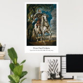 Rubens – Equestrian Portrait of the Duke of Lerma Poster (Heimbüro)