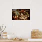 Rubens - Fest der Venus Poster (Küche)