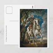 Rubens Gemälde: Der Herzog von Lerma Postkarte (Vorne/Hinten)