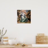 Rubens - Hagar in der Wüste Poster (Küche)