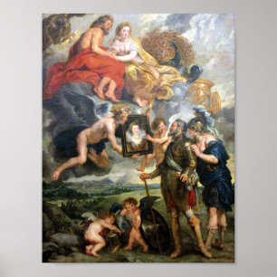 Rubens - Henri IV & Marie de Médicis Portrait Poster