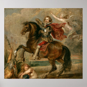 Rubens - Herzog von Buckingham zu Pferd Poster