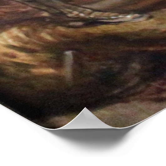 Rubens - Jungfrau und Kind mit Heiligen Poster (Ecke)