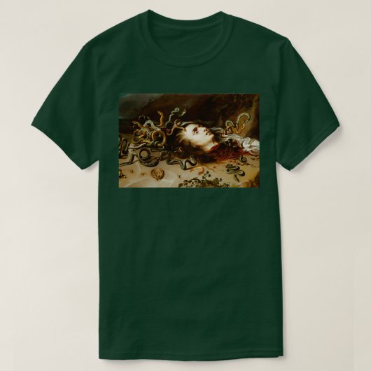 Rubens Kopf der Medusa T-Shirt (Design vorne)
