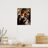 Rubens - Krönung der Heiligen Katharina Poster (Küche)
