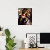 Rubens - Krönung der Heiligen Katharina Poster (Heimbüro)