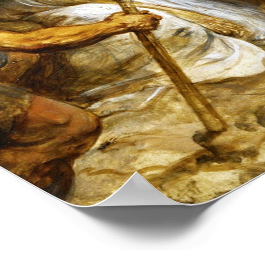 Rubens - Martyrium von Saint Livinus Poster (Ecke)