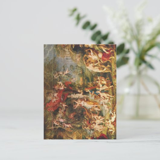 Rubens, Peter Paul Venusfest um 1635 c. 1635 Techn Postkarte (Stehend Vorderseite)