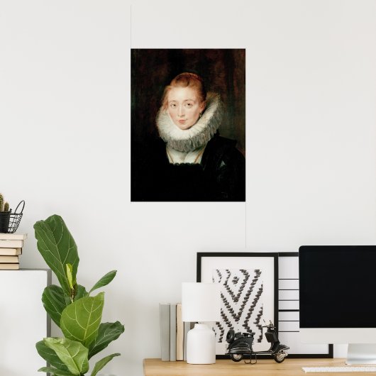 Rubens Pieter Paul Portrait Lady Warten Infanta Poster (Heimbüro)