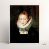 Rubens Pieter Paul Portrait Lady Warten Infanta Poster