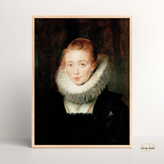 Rubens Pieter Paul Portrait Lady Warten Infanta Poster