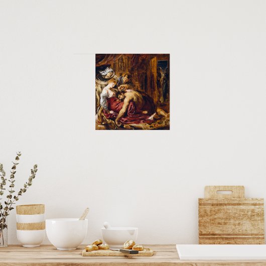 Rubens - Samson und Delilah Poster (Küche)