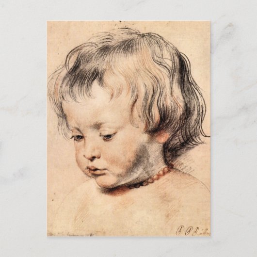 Rubens Son Nicholas von Paul Rubens Postkarte (Vorderseite)