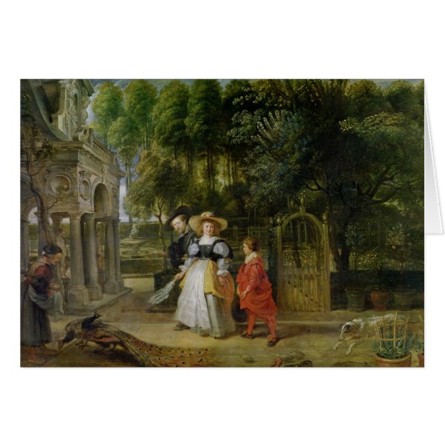 Rubens und Helene Fourment im Garten (Vorderseite (Horizontal))
