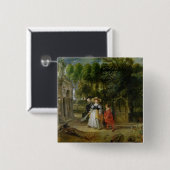 Rubens und Helene Fourment im Garten Button (Vorne & Hinten)
