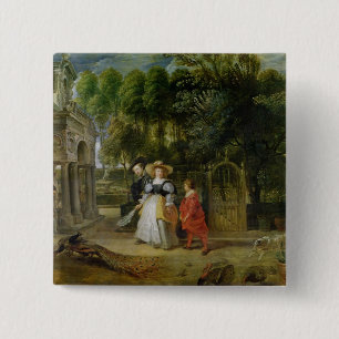 Rubens und Helene Fourment im Garten Button