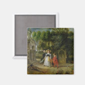 Rubens und Helene Fourment im Garten Magnet (Vorderseite/Rückseite)