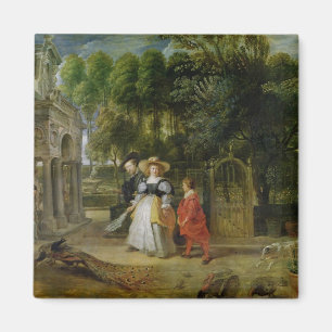 Rubens und Helene Fourment im Garten Magnet