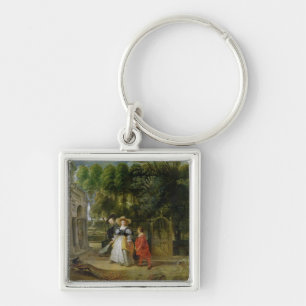 Rubens und Helene Fourment im Garten Schlüsselanhänger