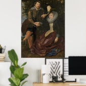 Rubens und Isabella Brant im Honeysuckle Bower Poster (Heimbüro)