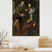 Rubens und Isabella Brant im Honeysuckle Bower Poster (Küche)