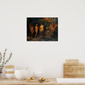 Rubens - Urteil des Paris Poster (Küche)