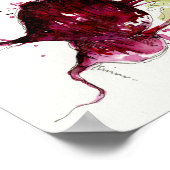 Rübenwurzel Küchenmauer Poster (Ecke)