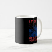 Rübermachen Wir Überqueren Den Delaware 4. Juli Vi Kaffeetasse (VorderseiteRechts)