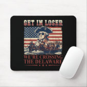 Rübermachen Wir Überqueren Den Delaware 4. Juli Vi Mousepad (Mit Mouse)