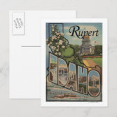 Rubert, IdahoLarge Letter ScenesRubert, ID Postkarte (Vorne/Hinten)