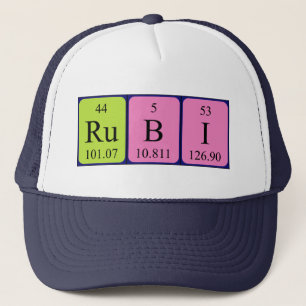 Rubi-Periodenname Truckerkappe