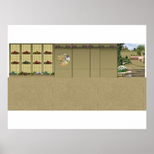 Rubicon 3-Diorama-Hintergrund Poster (Vorne)