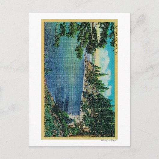 Rubicon Point View Lake Tahoe, CA Postkarte (Vorderseite)