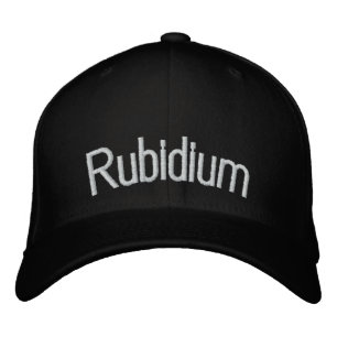 Rubidium Bestickte Kappe