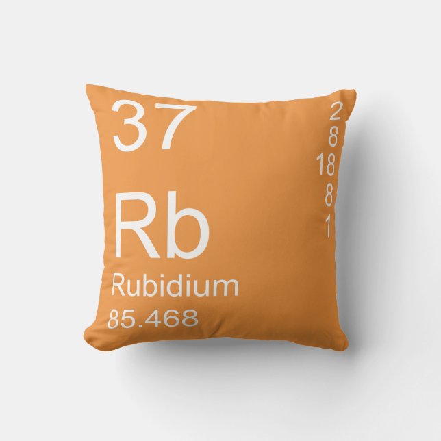 Rubidium Kissen (Vorderseite)