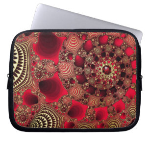 Rubies & Gold Laptop-Hülle Laptopschutzhülle
