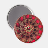 Rubies & Gold Magnet (Vorderseite/Rückseite)